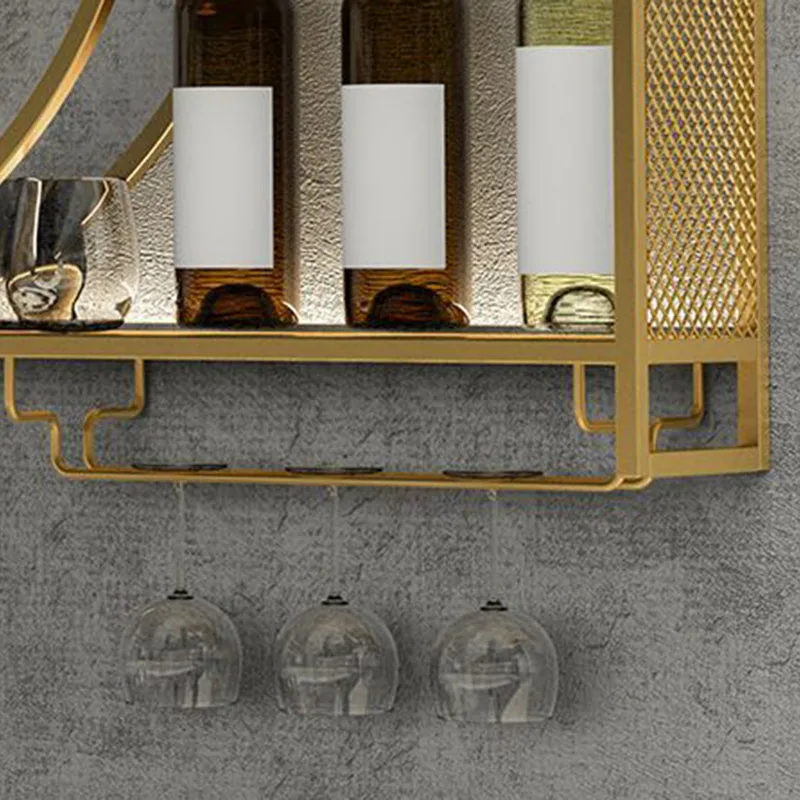 Decorative Bar Cabinet Display European Style Alcohol Storage Industrial Lights Wine Cabinet Mueble Vino Restaurant Furniture