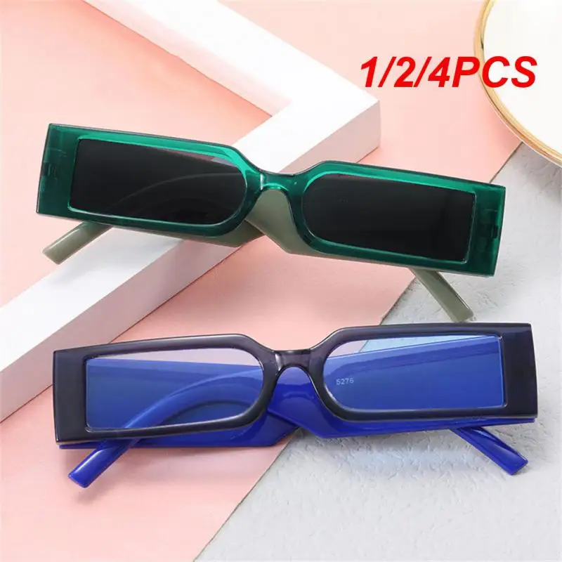 

Классические квадратные очки в стиле хип-хоп, Модные Винтажные Солнцезащитные очки, женские и мужские прямоугольные женские дорожные очки для велоспорта, рыбалки, вождения, 1/2/4 шт.