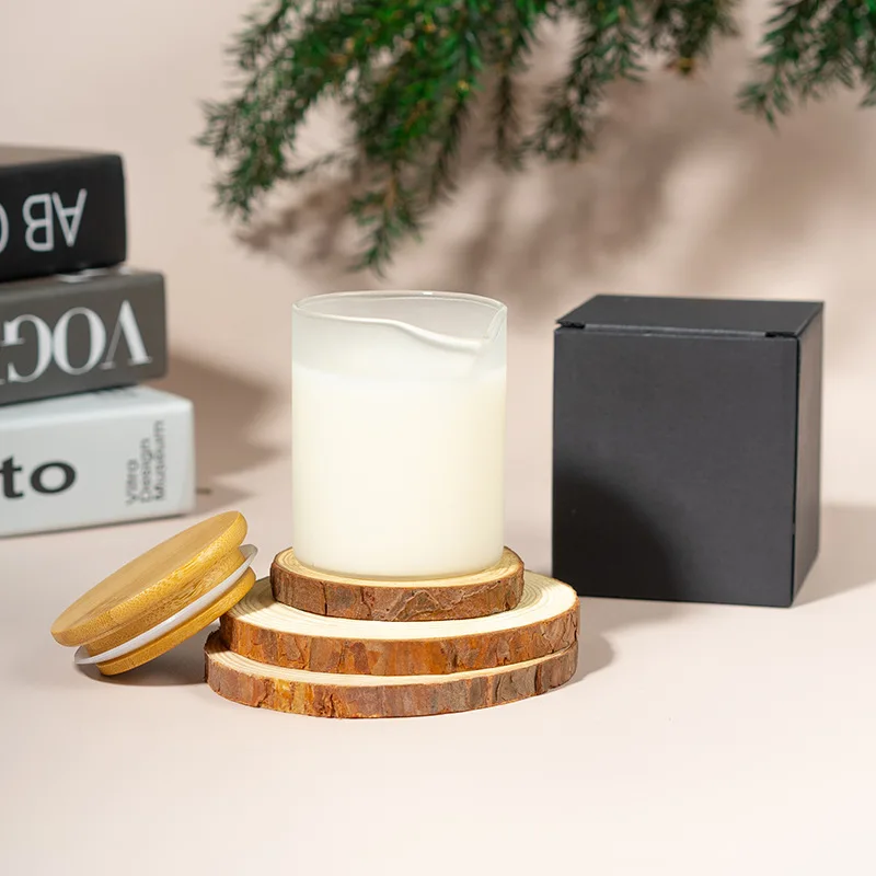 Factory Cross-Border Hot Selling Household High-Grade Candle Low Temperature Soy Wax Glass Aromatherapy Candle Holiday