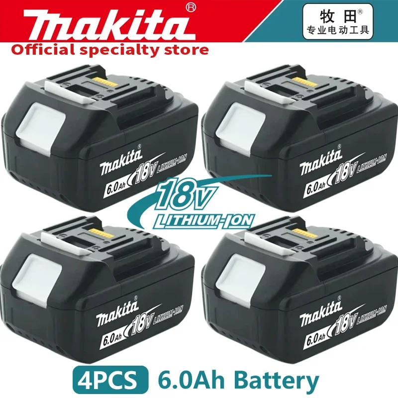 100% Genuine Original Makita 18v battery bl1850b BL1850 bl1860 bl1860 bl1830 bl1815 bl1840 LXT400 6.0Ah for makita tools drill power tool battery rechargeable lithium batteries