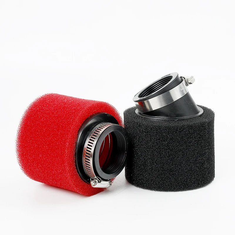 35mm, 38mm, 42mm, 45mm, 48mm black and red foam air filter neck foam, sponge cleaner, red kayo BSE for air filter,motorcycle air filter,air filter cleaner