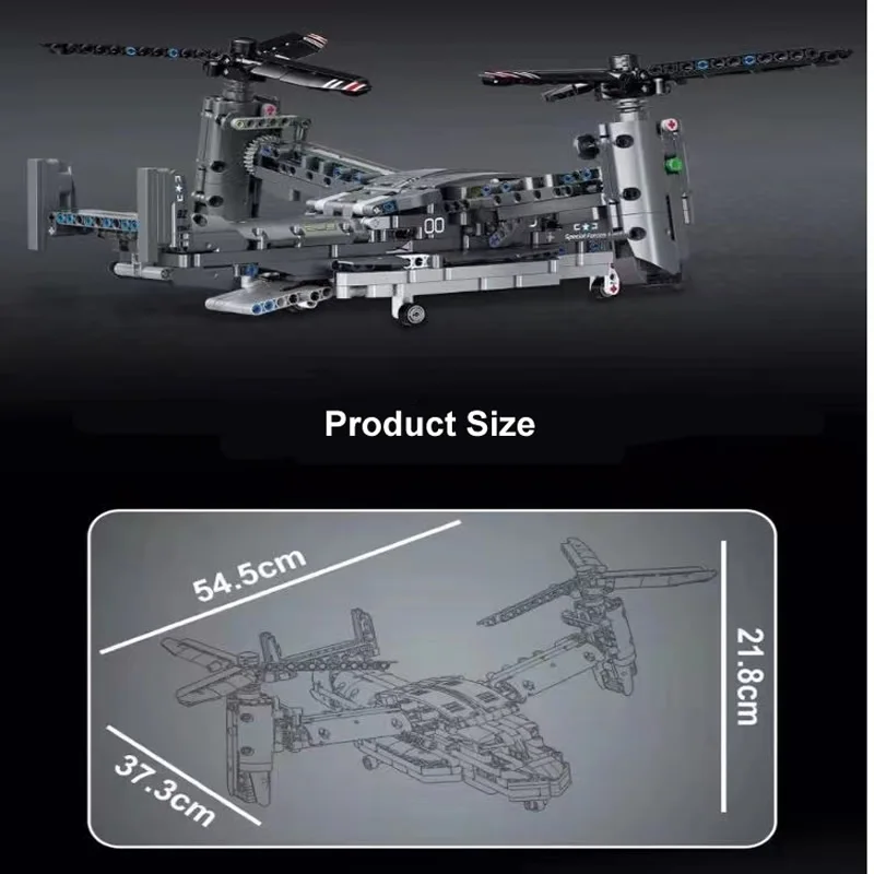 Ww2-tech-子供向けの軍用戦闘機のリモートコントロール,V-22の