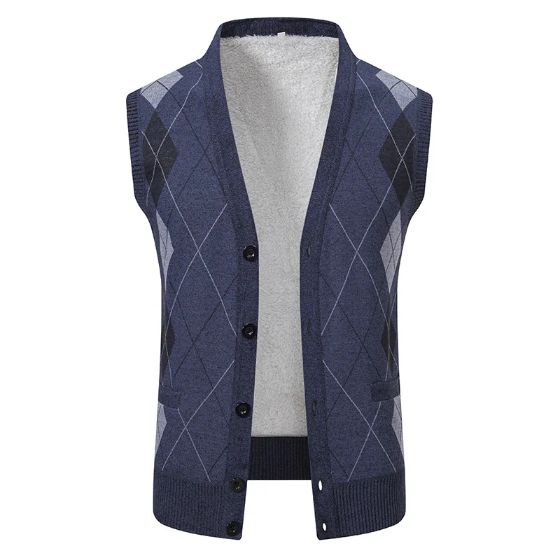 Men Sweater Vests Mens Knitted Vest Men Autumn Sweater Vests 4X