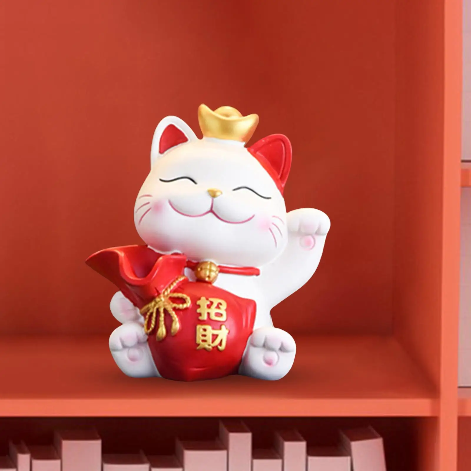 

Cat Resin Statue Figurine Kitten Flower Vase Piggy Bank Counter Home Decor