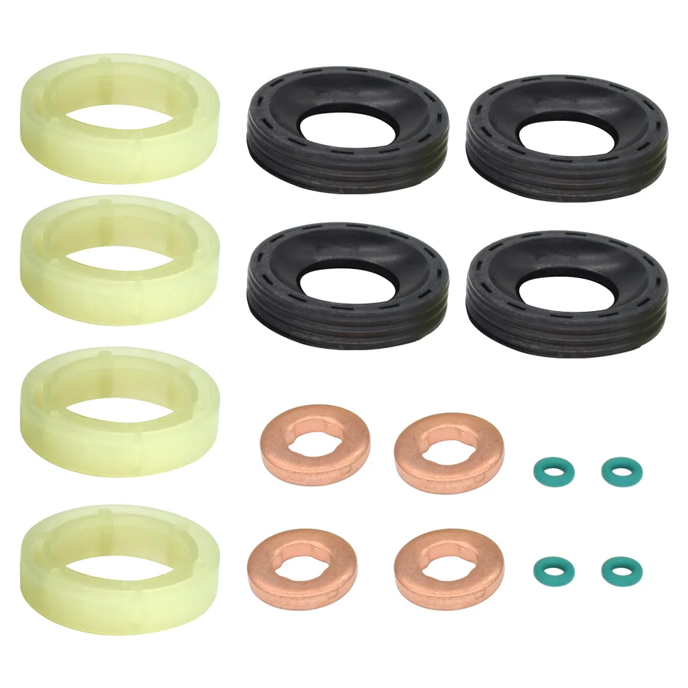 FOR FORD FOCUS MK2 FUSION 2004-2012 1.6TDCI CITROEN PEUGEOT FUEL INJECTOR SEAL WASHER ORING Diesel Injector Gasket Rubber Orings