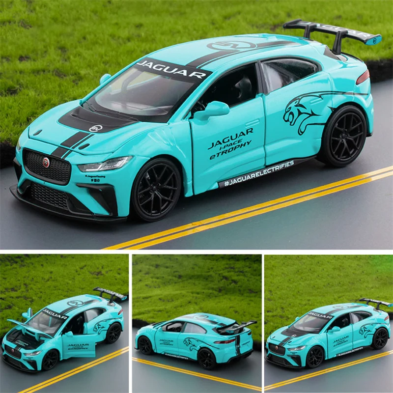 NEW 1:32 Jaguar I PACE Alloy Racing Car Model Diecasts & Toy
