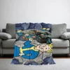 F-Fallouts Boy Game Blanket Skin friendly comfort plush blanket suitable for sofa living room office bedroom travel and gifts 2