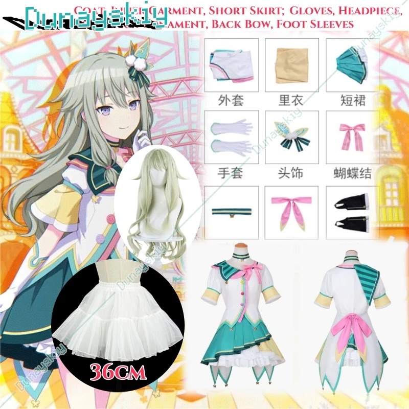Disfraz De Cosplay De Kusanagi Nene (Project Sekai) - Incluye Vestido Y Tocado, Perfecto Para Halloween Y Convenciones