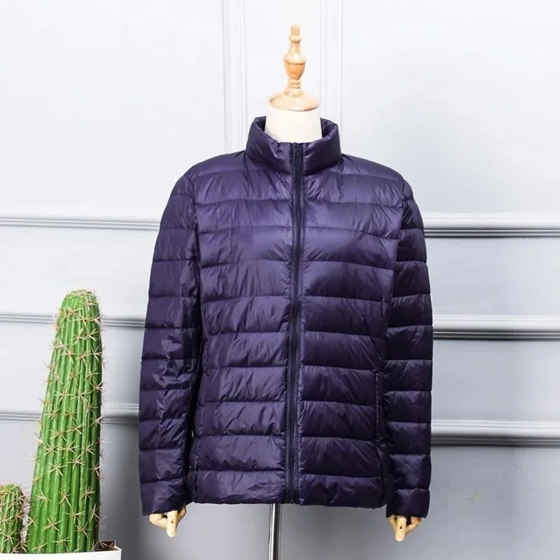 Navy blue (female Stand Collar)/temperament woman