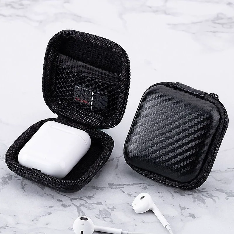 Compact Earphone Carrying Case: Portable EVA Storage Bag & Travel Pouch