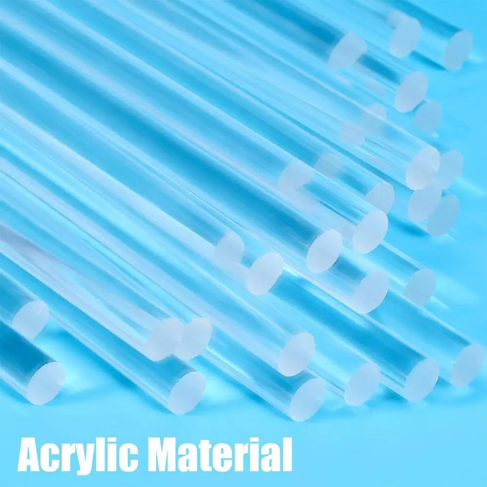 Description Picture 5 of itemAcrylic Plant Stakes Garden Stakes Clear Orchid Stakes Sticks Potted Plant Support Stakes for Supporting Vines Grow Upright