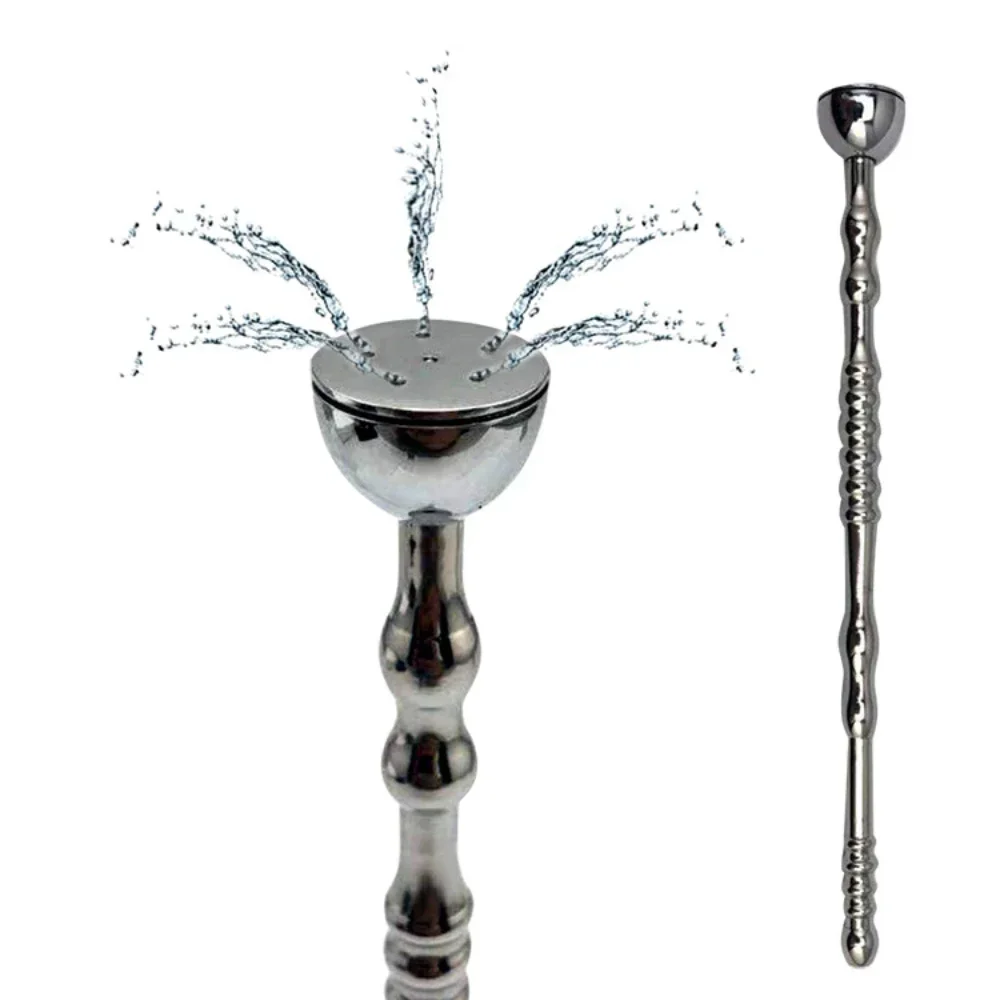 Urethral Dilatation Stimulation Urethral Masturbator Stainless Steel Shower Head Catheter Toy Gay Alternative Adult Erotic Toys