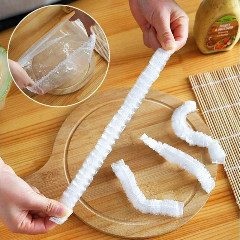 Food Fresh Keeping Film Food Cover Fruit Vegetable Storage Bag 50/100/200/300/500PCS Stretch Wrap Bowl Dish Cover Storage Bag, food cover,fresh keeping bags,plastic food storage bags,plastic wrap,plastic food cover,food storage bags,disposable food cover,plastic packaging bags