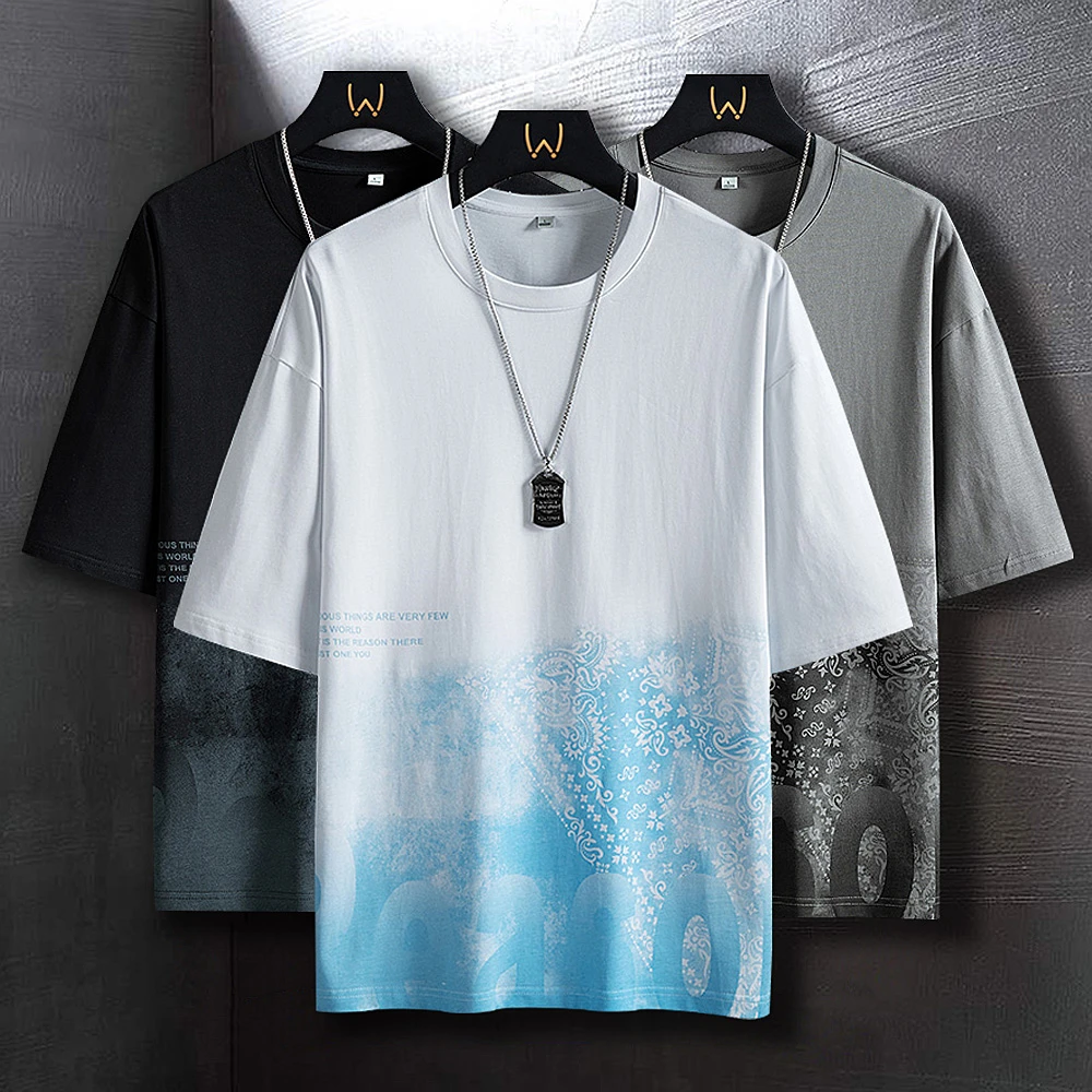 Tie Tshirt Men 2022 Streetwear Fashion Clothing Men Short Shirts Men Casual Tee Shirt Brand Crew Shirts| | - AliExpress