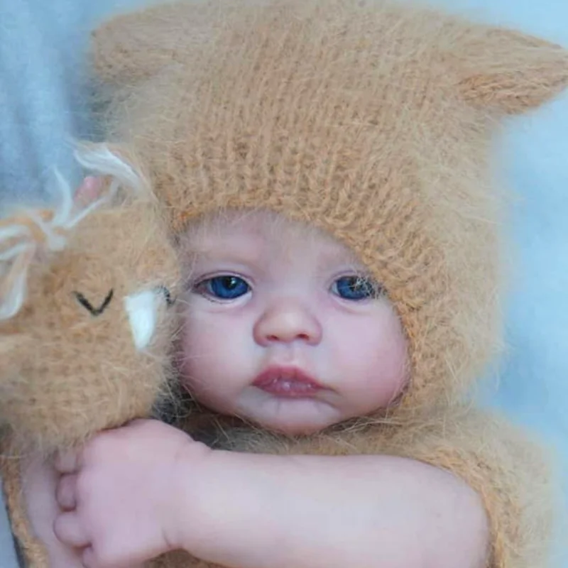 17 Zoll Reborn Doll Kit 'Meadow' – Unbemalt, Zum Selbstgestalten, Mit Zertifikat (COA)