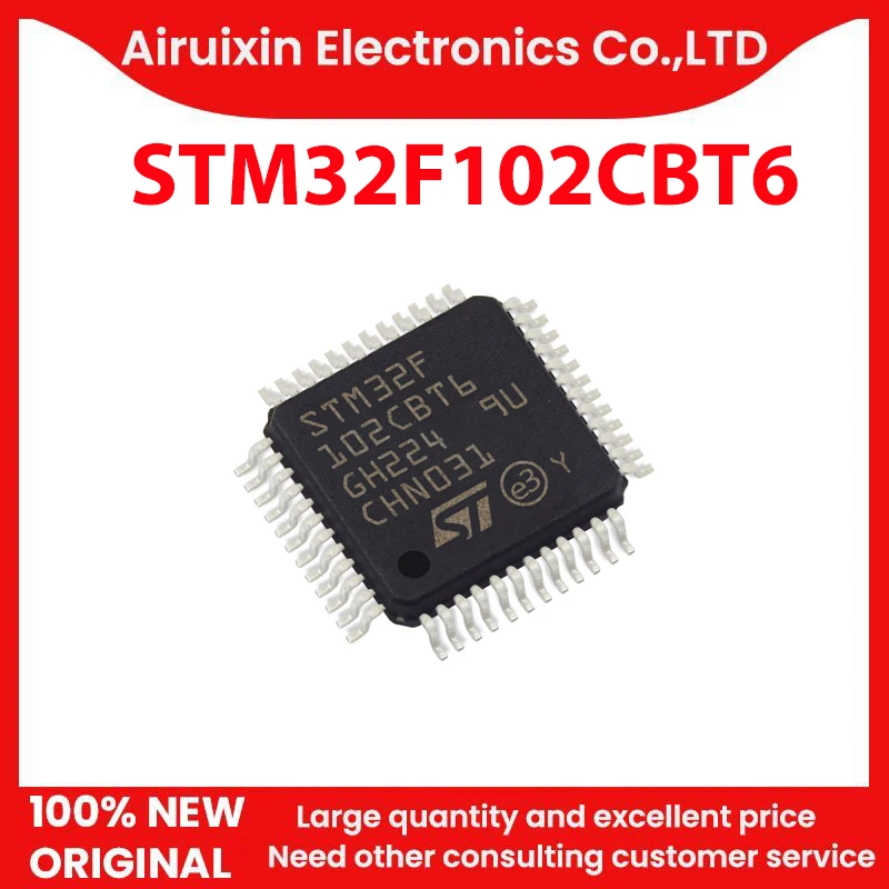 

100% новый и оригинальный STM32F102CBT6 LQFP48 1 шт./лот