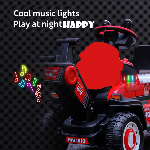 Children Electric Toy Car Excavator Can Be Remotely Controlled And Can Excavate Super Large Engineering Vehicle Kids Ride On Toy 3