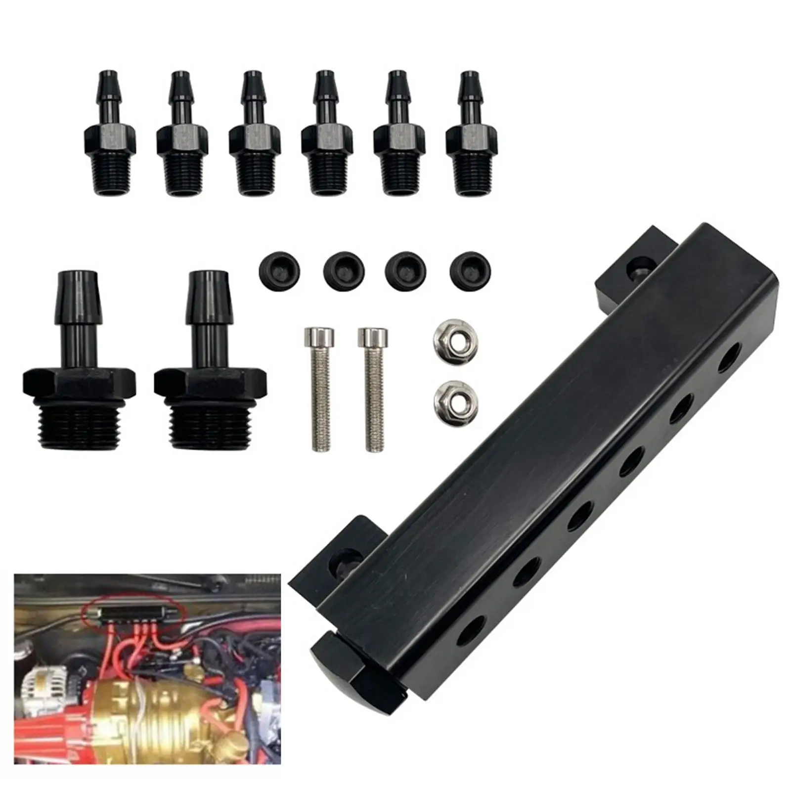 

6 портов универсальные модифицированные аксессуары вакуумные блоки впускные манифолы наборы