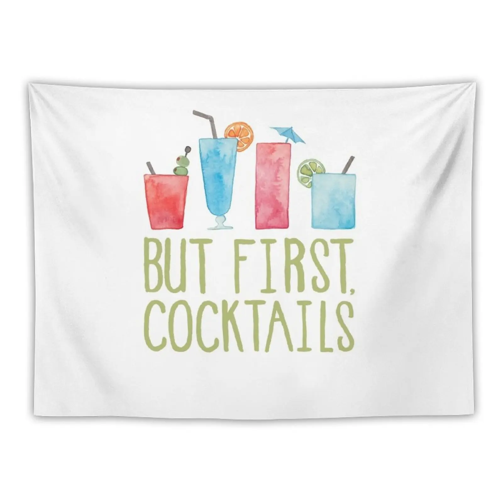 

But First, Cocktails. Tapestry Decorative Wall Tapestry Bedroom Decor Aesthetic Wall Tapestry Room Decoration Accessories