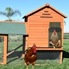 Automatic Chicken Coop Door Opener Battery Powered Light Sense Control Waterproof Pet Flap Accessories Upgrade ABS House Gate 2
