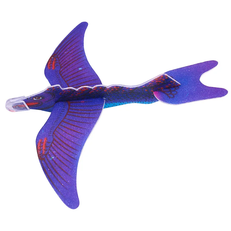 Cartoon Dinosaur Foam Hand Throw Flying Airplane 25Pc Outdoor Toy for Kids Birthday Party Favors Pinata Stuffers Carnival Prizes party toys