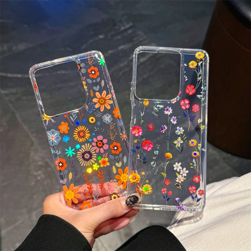 Luxury Cute Flower Phone Case - Soft Silicone Shockproof Cover