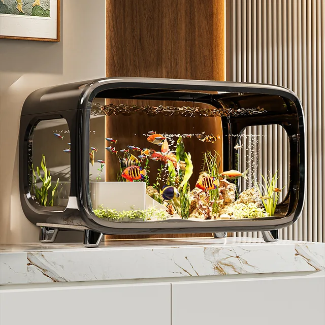Creative Fish Tank With Lid 1