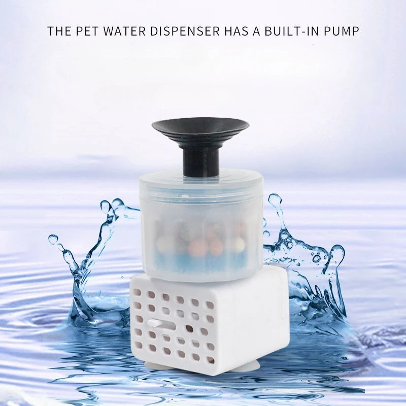 Pet Feeder USB DC5V Water Pump Filter Dog Cat Water Dispenser Silent Submersible Pump Mini Filtration Device Waterer