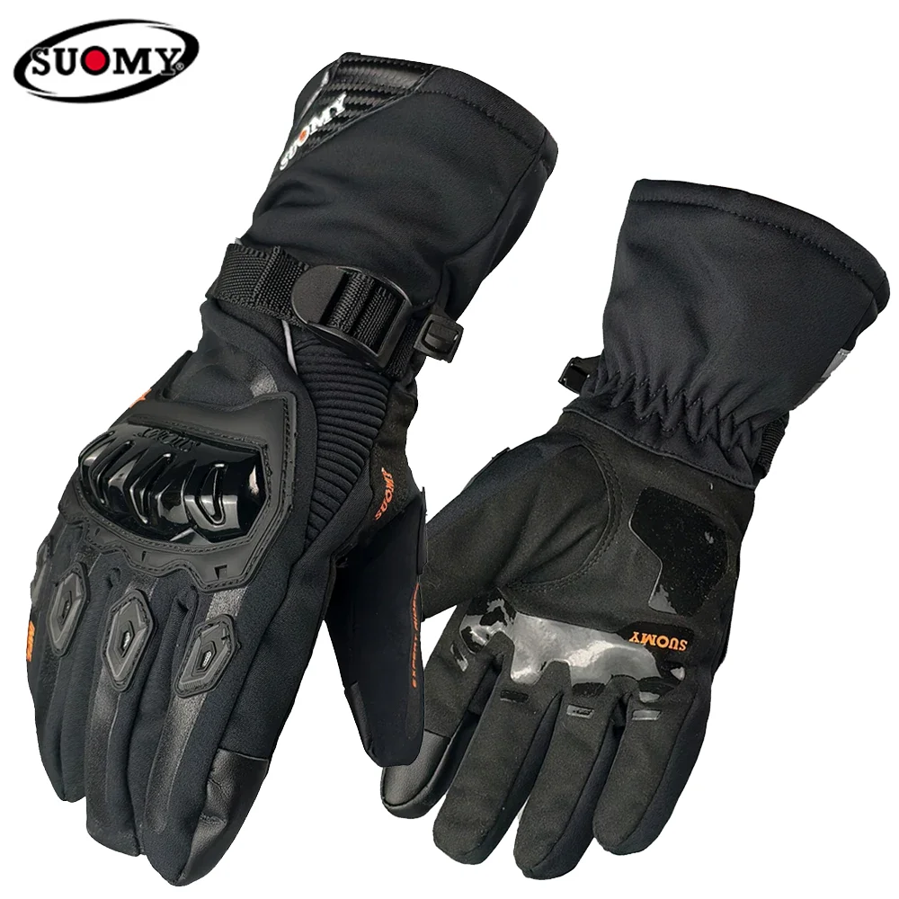 SUOMY Motorcycle Gloves Men Waterproof Windproof Winter Warm