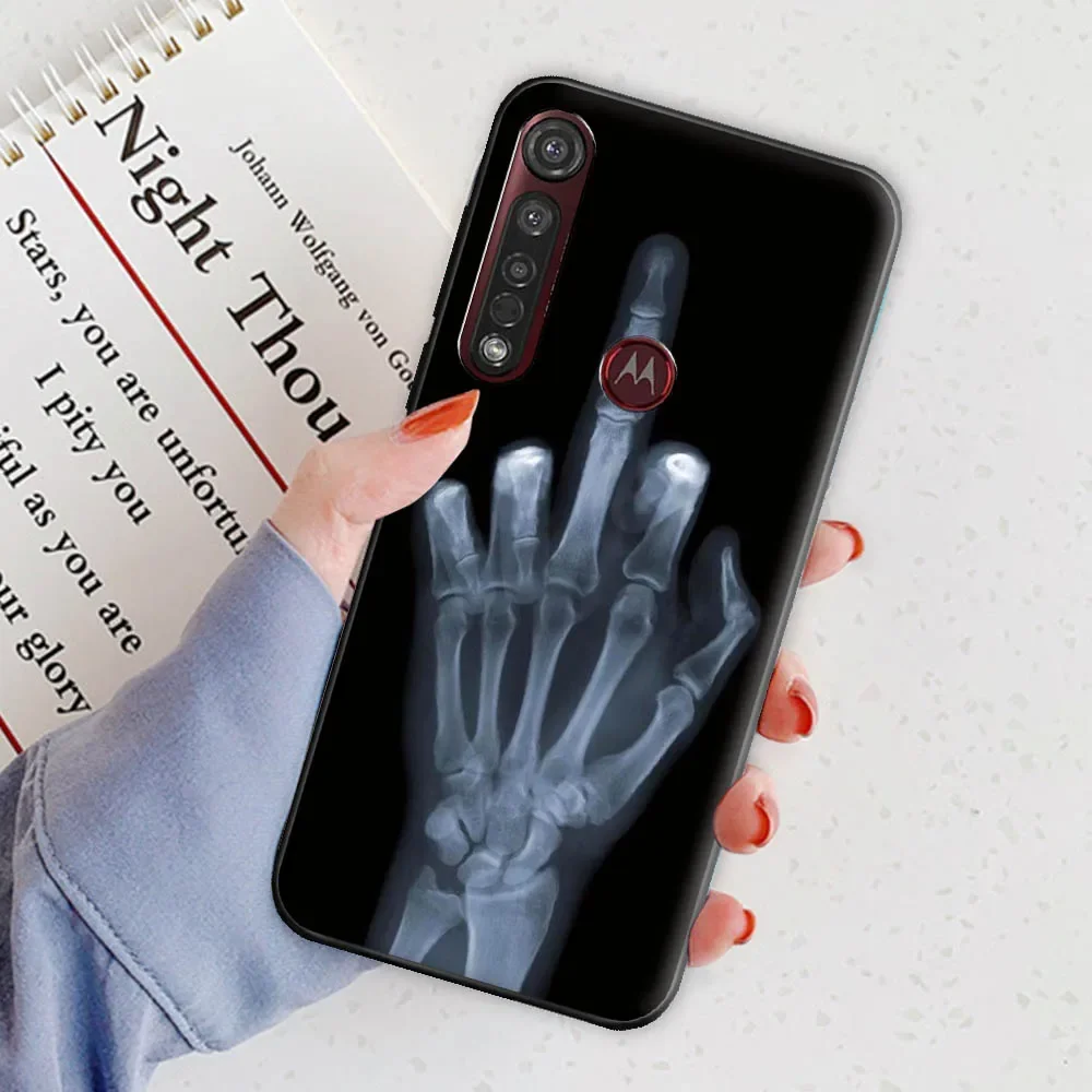 Sleek TPU Matte Soft Protective Case for Motorola Moto G8 Series