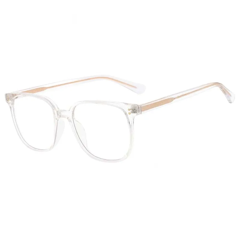 Lunettes Anti Lumière Bleue Cyxus - Sans Monture, Verres Ronds Clairs - Largeur 51 Mm - Protection écrans PC, Téléphone, Tablette