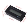 High Quality 12V-84V Lead-acid Battery Capacity Indicator Voltage Meter Voltmeter Surface Waterproof LCD Monitor 6