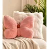 Home Decoration Soft Pink Butterfly Pillow Bedside Pillow Girly Heart Butterfly Pillow Cute Pillow Floor Cushion  Chair Cushion 4