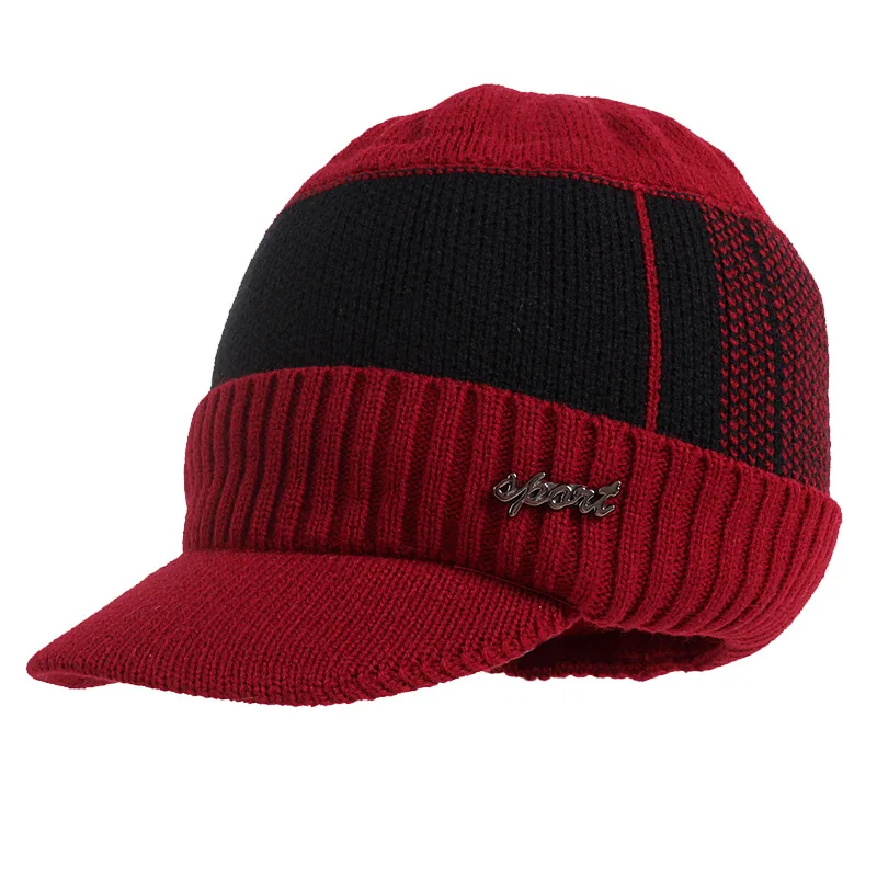 Hats For Skullies Beanie Winter Cap Men Women Wool Scarf Caps Set Balaclava Mask Gorras Bonnet Knitted Hat_voghion.com