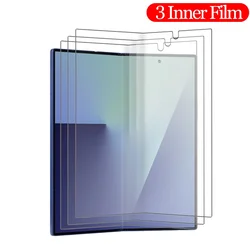 Premium Hydrogel Film Cover for Front and Back Screens - Enhanced Protective Film for Foldable Devices (3 Inner Film)