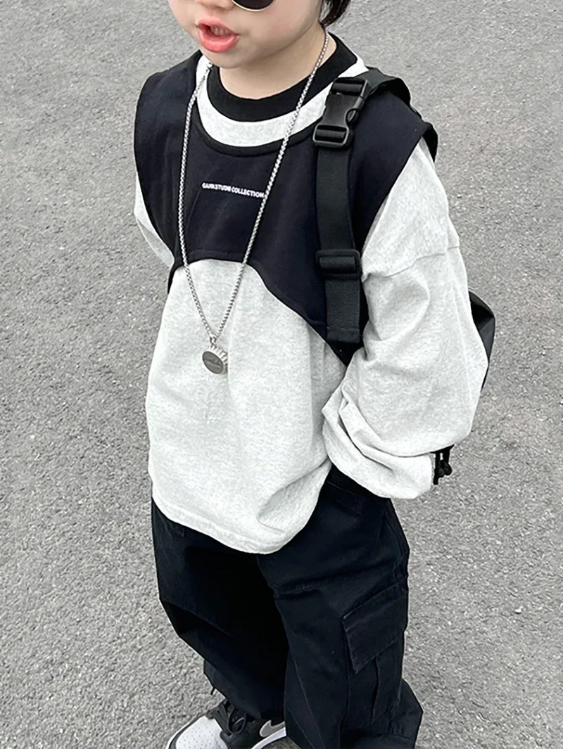 Cute Boy Fit: The Perfect Spring-Autumn Outfit for Your Little Gentleman, image size:800x1065