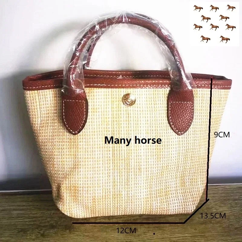 

Миниатюрная женская сумка многие лошади, Плетеный ручной мешок, Дамский мессенджер, дамская сумочка на плечо, Женский саквояж кросс-боди