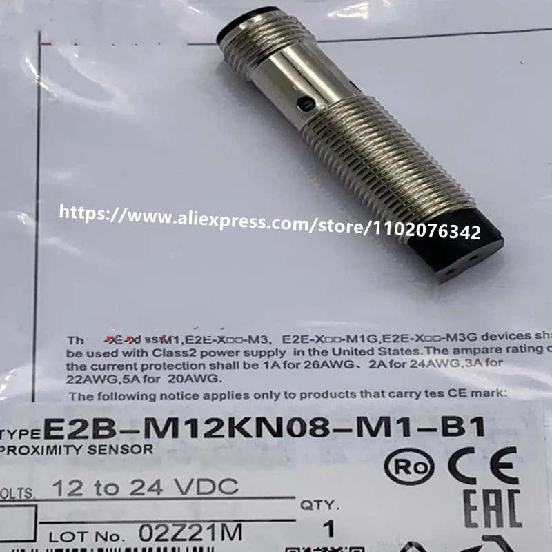 

3PCS New plug -in sensor E2B-M12KN08-M1-B2 E2B-M12KN08-M1-B1