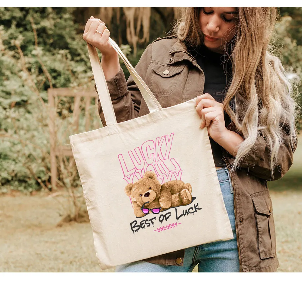 Autocollant de transfert de chaleur de vêtements de rue d'ours