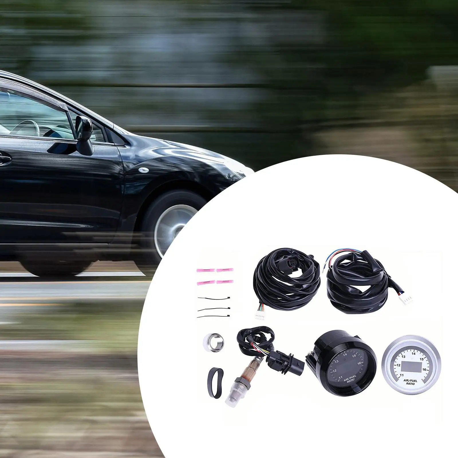 Air Fuel Ratio Gauge Kit Easy Install Assembly with 4.9 Sensor 30-4110