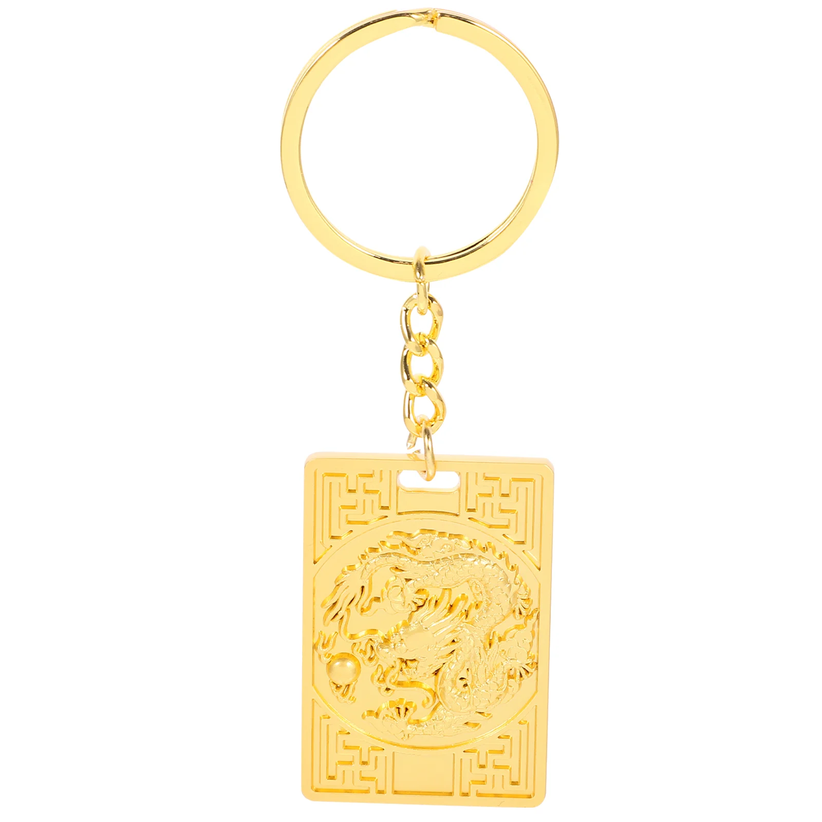 

Alloy Keychain Chinese Dragon Key Pendant Lunar New Year Dragon Hanging Charm for Key Bag Backpack