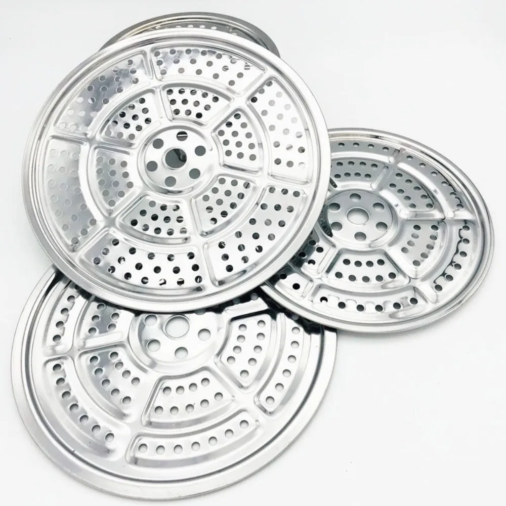 Round Stainless Steel Steamer Rack Household Rustproof Classic Steamer Tray Pressure Cooker Canner Rack Bread
