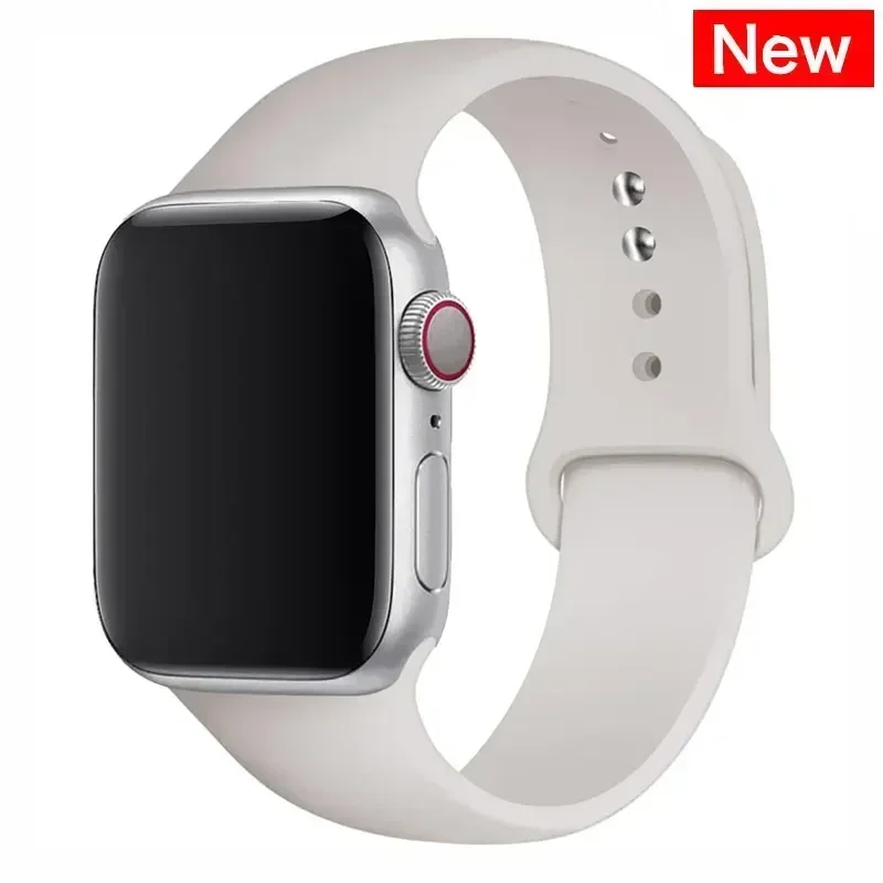 Premium Silicone Sport Band for Smartwatch - Vibrant & Durable Design for Everyday Wear