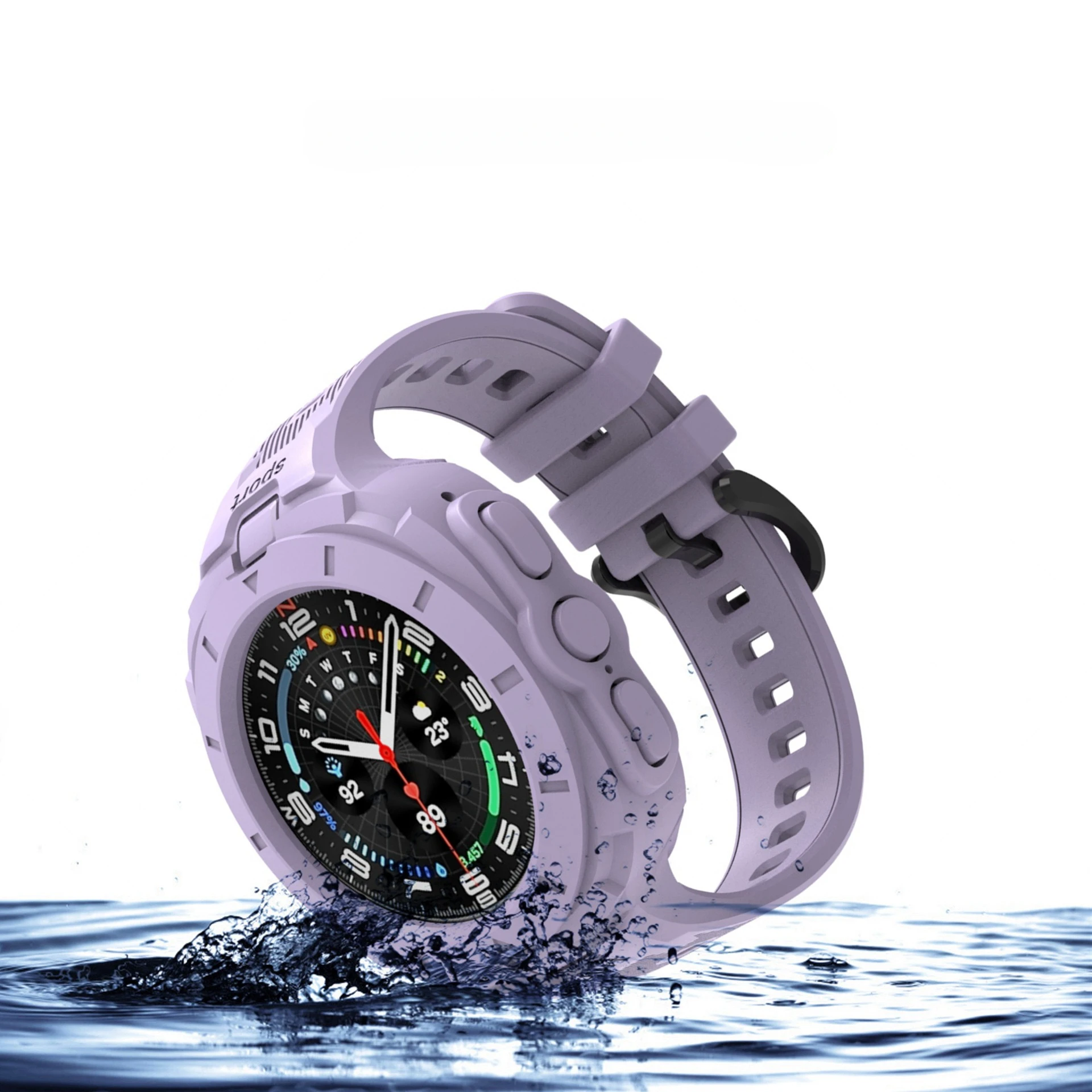 Premium Silicone TPU Strap and Protective Case
