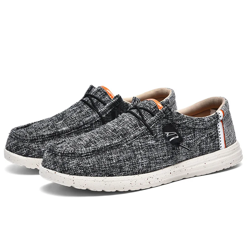 Men Casual Canvas Shoes Mens Loafers Breathable Slip on Flats Male Vulcanized Shoes Driving Shoes Plus Size 48 Walking shoe2024 5