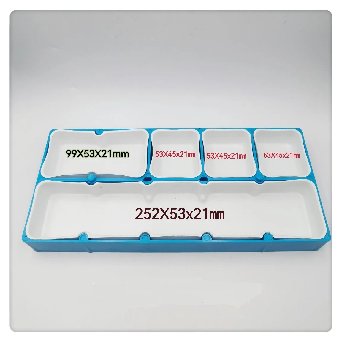 5 Grids Watch Parts Storage Box Organizer Watchmaker Repair Tool Storage Tray for Watch Movement Parts Accessories Box
