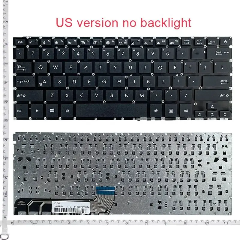 

Laptop keyboard for ASUS UX430 UX430U UX430UA UX430UQ UX305UAB US English black no frame new 9Z.NBXPG.G01 0KNB0-212CUS00