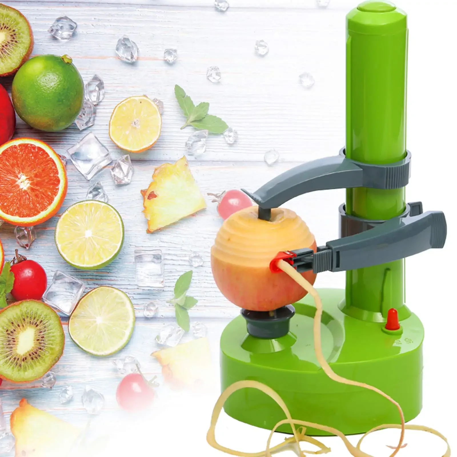 Electric Rotato Peeler with 12 Replacement Blades Kitchen Automatic  Rotating Peeling Tool for Fruit & Vegetable