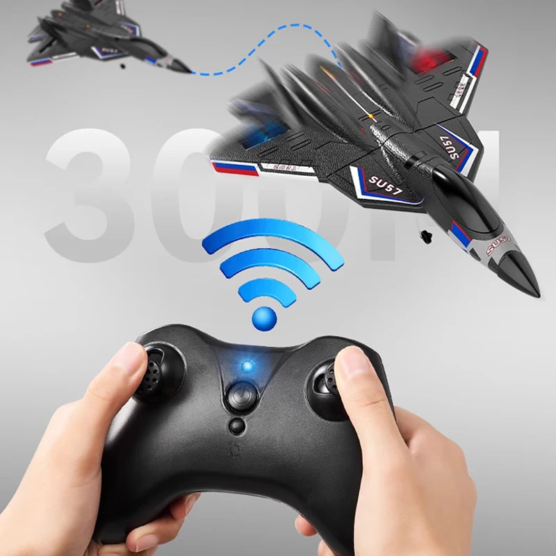 Water Land And Air Children'S 2023 New Remote Control Aircraft Toys Drone Fighter Model Gliding And Falling Resistant Boy Gift