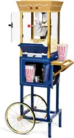 Popcorn Maker Machine - Professional Cart With 8 Oz Kettle Makes Up to 32 Cups - Vintage Popcorn Machine Movie Theater 1